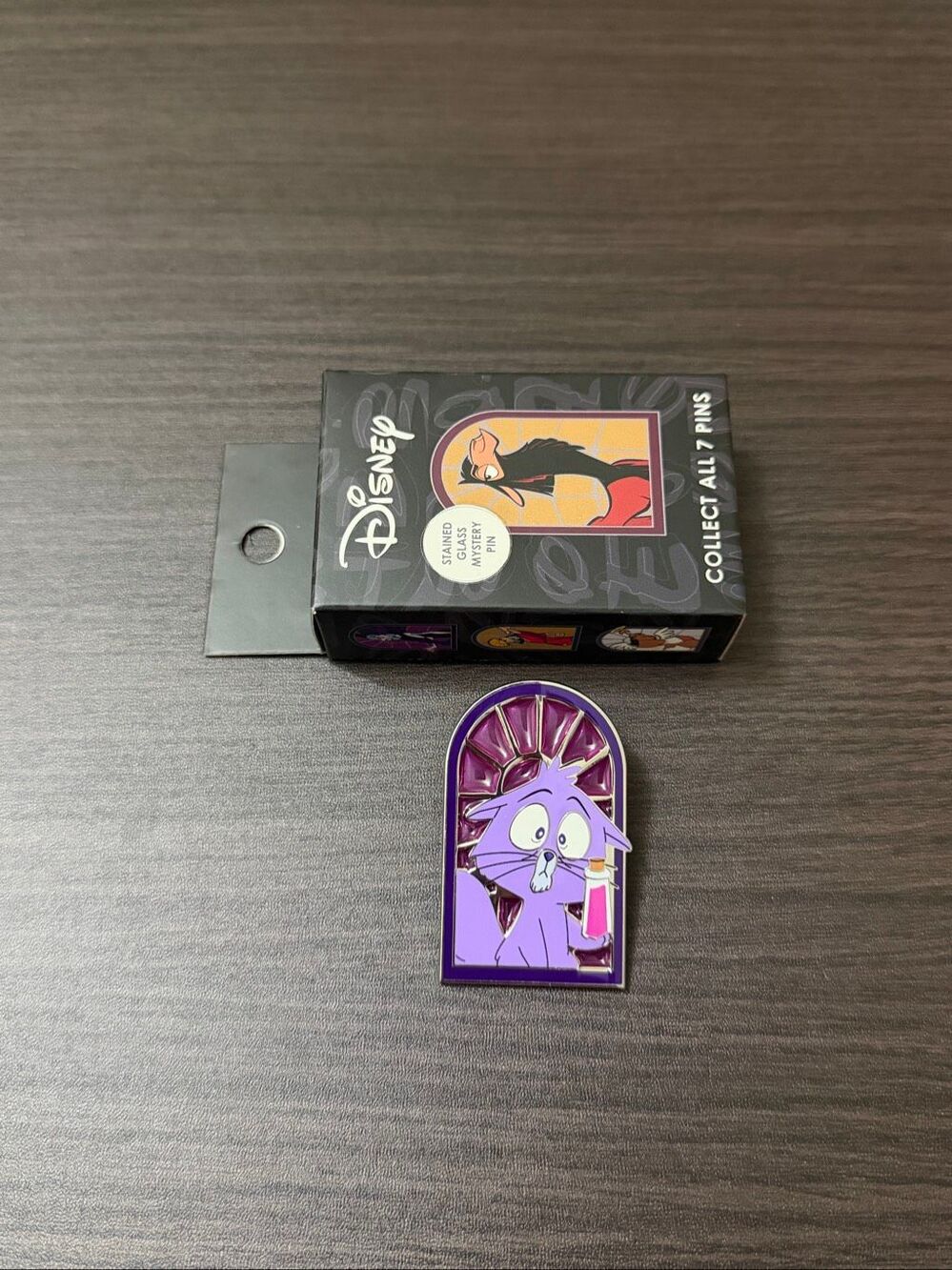Disney The Emperor's New Groove Stained Glass Blind Box Enamel Pin - Yzma Cat